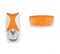 Bathroom Wall Mounted Toothbrush Holder Set with Automatic Toothpaste Dispenser to Keep Essentials Neat and Accessible (2)