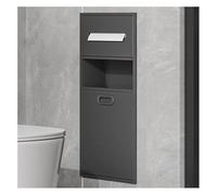 Bathroom Wall Niche Shower Caddy Recessed Stainless Steel with Trash Can for Home and Hotel Durable Storage Solution