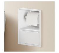 Bathroom Wall Niche Shower Caddy with Two-Tier Waterproof Storage Shelf Stainless Steel Bathroom Storage Solution Recessed Design