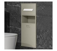 Bathroom Wall Niche Wall Mounted Shower Shelf with Trash Can Stainless Steel Recessed Bathroom Organizer No Tile
