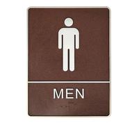 Bathroom Wall Sticker Woman Man Toilet Sign WC Home Hotel Washroom Door Signs Art Decal for Restroom Restaurant Unisex Toilet Sign(Men)