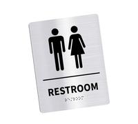 Bathroom Wall Sticker Woman Man Toilet Sign WCs Home Hotel Washroom Door Signs Art Decals For Restrooms Restaurant Unisex Restrooms Sign