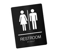 Bathroom Wall Sticker Woman Man Toilet Sign WCs Home Hotel Washroom Door Signs Art Decals For Restrooms Restaurant Unisex Bathroom Door Sign