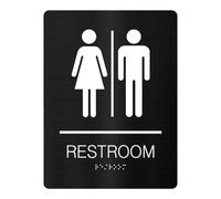 Bathroom Wall Sticker Woman Man Toilet Sign WCs Home Hotel Washroom Door Signs Art Decals For Restrooms Restaurant Unisex Restrooms Sign