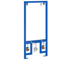 Bathroom Wall Support Manual Blue Steel with power coating Accessory vidaXL