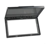 Bathroom Wall Switch Cover Reversible for Type 86, Thin Socket Cover 2cm, Waterproof and Splash Resistant Electrical Outlet with Child Safety Design(Black)