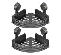 Bathroom Wall - Transparent Holder, Suction Cup Tray, Removable Corner Shelf, Drill-Free Storage | Bathroom Wall for Tidy Arrangement of Important Things in the Overall Height