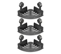 Bathroom Wall - Transparent Holder, Suction Cup Tray, Removable Corner Shelf, Drill-Free Storage | Bathroom Wall for Tidy Arrangement of Important Things in the Overall Height