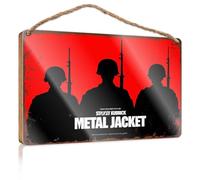 Bathroom Wall Wood Sign Stanley Kubrick'S Metal Jacket: A War Tale In Shadows Wooded Sign Funny Desk Live Signs Home Office Decor(23X35CM)
