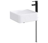 Bathroom Wash Basin Metal Modern Sink with Faucet Quick Drain Indoor vidaXL