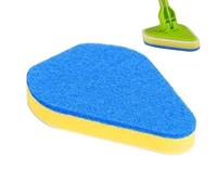 Bathroom Washer, Scrubbing Brushes for Cleaning, Extendable 2-in-1 Tile Washer with Adjustable Head, Removable Clean Brush Sponge for Skirting Board, Bathroom, Bathtub, Floor Wall
