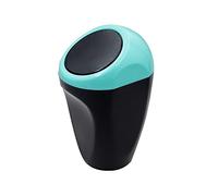 Bathroom Waste Bin Portable Trash Can in The Car Office Storage Garbage Sorting Durable Trash Basket Trash Can with Lid Kitchen Garbage Bin(C)
