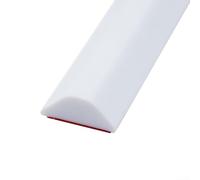 Bathroom Water Seal Strip with Silicone Material and, Designed for Curbless Showers and Wet Areas to Keep Water Contained and Prevent Leakage (white 50cm)