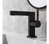 Bathroom Waterfall Mixer Tap Single Hot and Cold Basin Mixer Tap Copper,Black