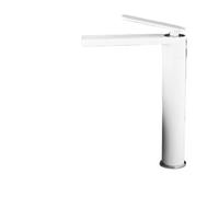 Bathroom White/Gray Bronze Solid Brass Basin Sink Tall Faucet Single Handle Water Mixer Bath Tap High and Short for Bathrooms and Kitchens(Color-3)