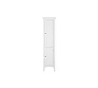 Bathroom White Wooden Free Standing Tall Cabinet Teamson Home White One Size