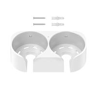 Bathroom Wine Glass Holder - Wall Mounted Organizer for Water Bottles, Beer Goblets, Storage of Shower and Bath Accessories | Apartment Kitchen Shower Shelving Home Decor Convenience Pra