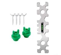 Bathroom Wrench Aerator Key Manual Stainless Steel with Level for Precise Installation and Removal of Faucets Shower Pipes and Hose Connections