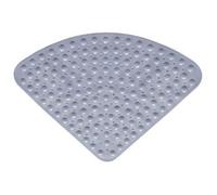 Bathsafe 70x70CM CUSTOMIZED OVERSIZED Sector Corner Shower Mats Anti-slip Quadrant Bath Mat Anti-Bacterial Suction Mat for Shower or Tub,Non-slip Bathtub Mat,GREY