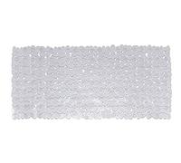 Bathsafe Extra Long Non Slip Pebbles Bath Mats Anti Bacterial Shower Mat Anti Slip Suction Cups Bathtub Mats,Machine Washable Tub Mats,88x40CM,Clear