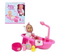 Bathtime Play Set with Bathing & Dolls Accessories Baby Doll Multi One Size