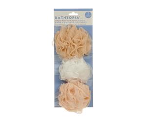 Bathtopia Bath Sponge 3pk 3 pcs