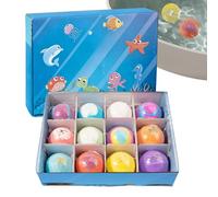 Bathtub Bath Balls - Quick Dissolving Nourishing Underwater Gadgets - Kids Bath Toy Salt Balls | for Boys Girls Young Child Preschoolers Pool Beach Water Park Home