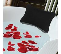 Bathtub Bath Pillow - Spa Pillow with Headrest Cushion - Hot Tub Pillow - Neck and Head Rest Support for Bath or Shower - Bath Stuff Accessories(New Black)