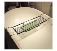 Bathtub Caddy Tray - Extra Wide Expandable Rack for Bath Accessories - Holds Multiple Items for a Relaxing Spa Experience