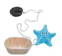 Bathtub Cork Stopper for Bathtub, Bath Plug | Cartoon Drain Plug | Rubber Swimming Pool, Channel Plug