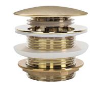 Bathtub Drain Plug Rea Click-Clack Brush Gold, Brass