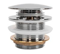 Bathtub Drain Plug Rea Click-Clack Chrome, Brass