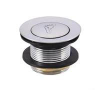 Bathtub Drain Stopper Floor Drain Assembly for Bathroom Tub Shower System Silver Finish Alloy Construction with Water Tight Seal Quick Installation Design(1pcs)