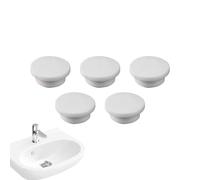 Bathtub Drain Stopper: Silicone Drain Covers, Flexible Drains Cap, 5 Pieces Silicone Side Hole Plug, Bathroom Sink Overflow Cover, Replace