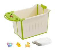 Bathtub for Baby, Easy Storage Non-Slip Folding Baby Bathtub, Ergonomic Thick Travel Bath Tub for Home Dorm Bathroom Holiday Vacation
