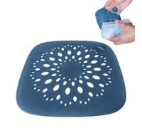 Bathtub Hair Catcher - Shower Drain Cover, Creative Square Sink Filter | Durable Silicone Trap with Easy Lift Handle, Efficient Hair Collector for Bathroom Floor Drains Tub Shower Use