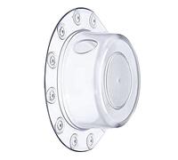 Bathtub Overflow Drain Suction Cover/Plug for Deep Water Baths, Deep Bath Drain Cover Adds Inches of Tub Water for Warmer and Comfortable Shower