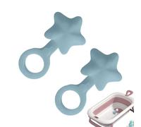Bathtub Plug for Children - Leak-proof Seal Cover, Silicone Drain Plug, Bathroom Sink Plug, 2-Piece Safe Locking Plug System