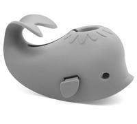 Bathtub Safety Spout Guard, Baby Bath Spout Cover, Faucet Cover Bathtub Baby, Shower Protector Cover for Kid, Baby Safety Protection Silicone Kits, Gray Whale Protector