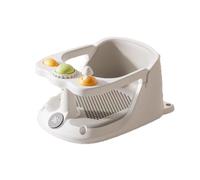 Bathtub Seats for Baby Sit-Up Bathing Provides Backrest Bath Seat with Suction Cups and Temperature Display Bathtub Accessory