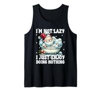 Bathtub Spa Gnome I`m Not Lazy I Just Enjoy Doing Nothing Tank Top