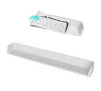 Bathtub Splash Guard for Tub, Bathtub Play Shelf 31.5 Inch Bathtoy Tray Caddy Bath Toys Storage Tub Play Shelf Tray Silicone Bath Caddy Bathtubs