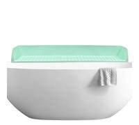 Bathtub Splash Guard, Silicone Water Stopper, Suction Cup Barrier, 3,1.5x4.53x3.11 Inches, Seal Design, Built-In Toy Organizer, for Sink, Vanity, Shower, Desk, Bathroom, Kids Use