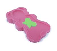 Bathtub Sponge Mat Bath Support for Infant & Baby MIDI Up to 6kg & 60cm Tall (Pink)