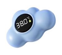 Bathtub Temperature Gauge - Safe Water Monitoring for Family Baths, Waterproof Floating Cloud Shape Digital Sensor Design, LED Display Real-Time Reading + Accurate Temperature Detection System, Dura