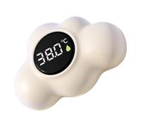 Bathtub Thermometer - Waterproof Floating Cloud Shape Sensor | Digital Temperature Gauge With LED Display | Bath Water Temp Monitor For Kids Bathroom Nursery Shower, Home Spa Pool