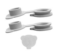Bathtub Topper - Silicone 2x Bear Design Bathroom Design Replacement Bath Plug | Drain Proof | Stoper For Bathrooms F