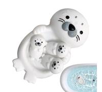 Bathtub Toys,Seal Shape Soft Safe Cute Floating Entertainment,Family Bath Adventure Set - for Children Water Pool Inside Home House Bathroom Washroom Washing Bathing