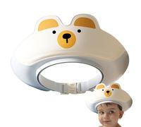 Bathtub Visor for Washing Hair, Visor for Children - Cartoon Bear Shampoo Visor Children - Soft Ear Protection Adjustable Bath Caps Shampoo for the Bag
