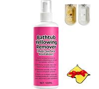 Bathtub Yellow Stain Remover, Bathtub Stain Remover Heavy Duty, Instantly Brightens Aged Plastics & Acrylics. Fast-acting, No Scrubbing. Restore Like-new Shine ，1PCS：50ml